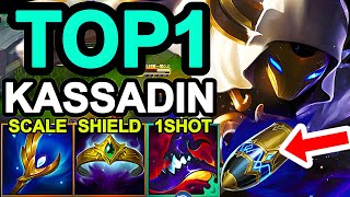 Wild Rift China Top1 Kassadin Mid - China Meta Build Runes - Challenger Rank Gameplay