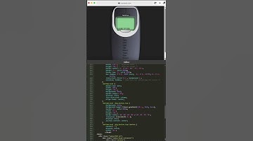 Coding the Nokia 3310 Snake. Challenge accepted! 🔥 #coding #htmltutorial #snake  #snakegame  #game