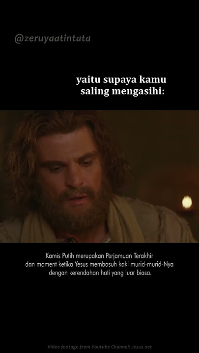 Kamis Putih - HolyThursday - Yohanes 13:34
