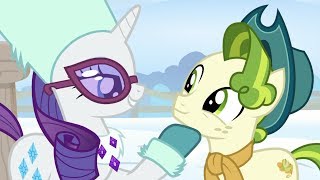 Rarity lets Pistachio keep the fedora - Best Gift Ever