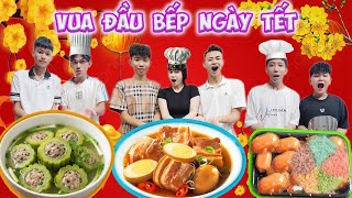 Vua Đầu Bếp Nấu Các Món Ăn Ngày Tết Theo 0 Sao V.  s 5 Sao #trangandvinh screenshot 4