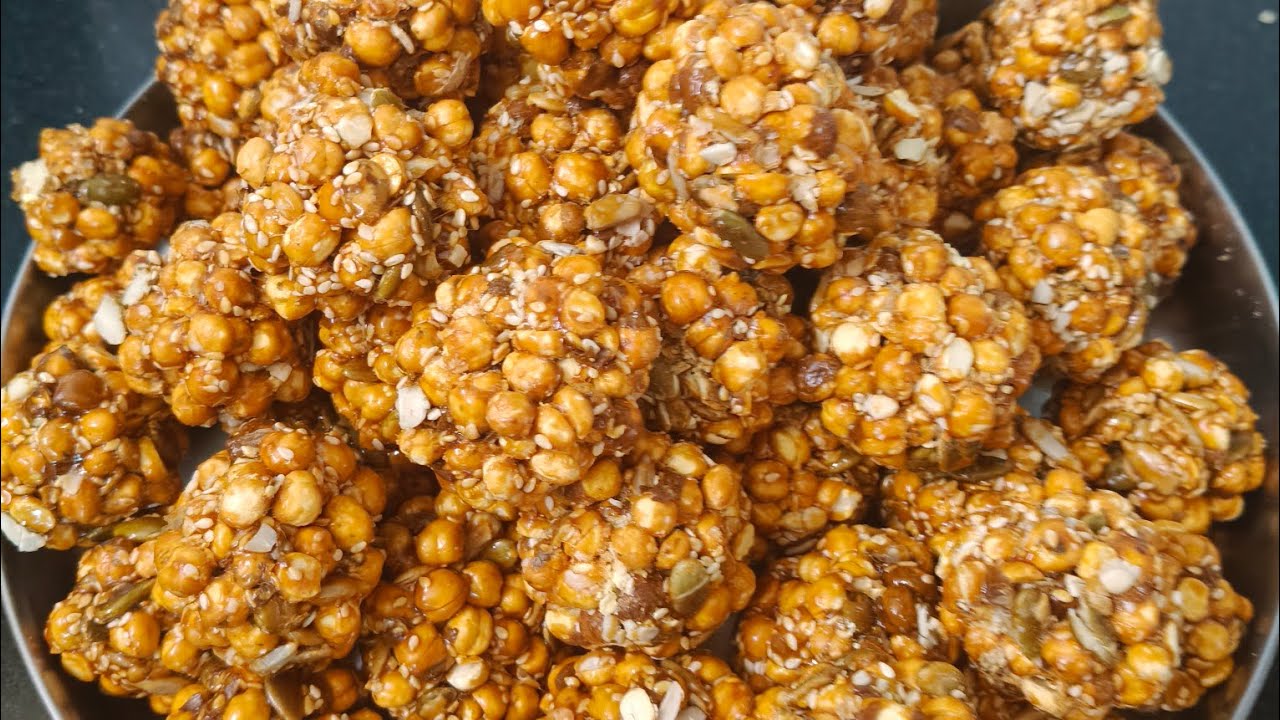 मकर संक्रांति पर चने के स्वादिष्ट और हेल्दी लड्डू बनाएं बनाने में आसान  सबको खिलाएं 