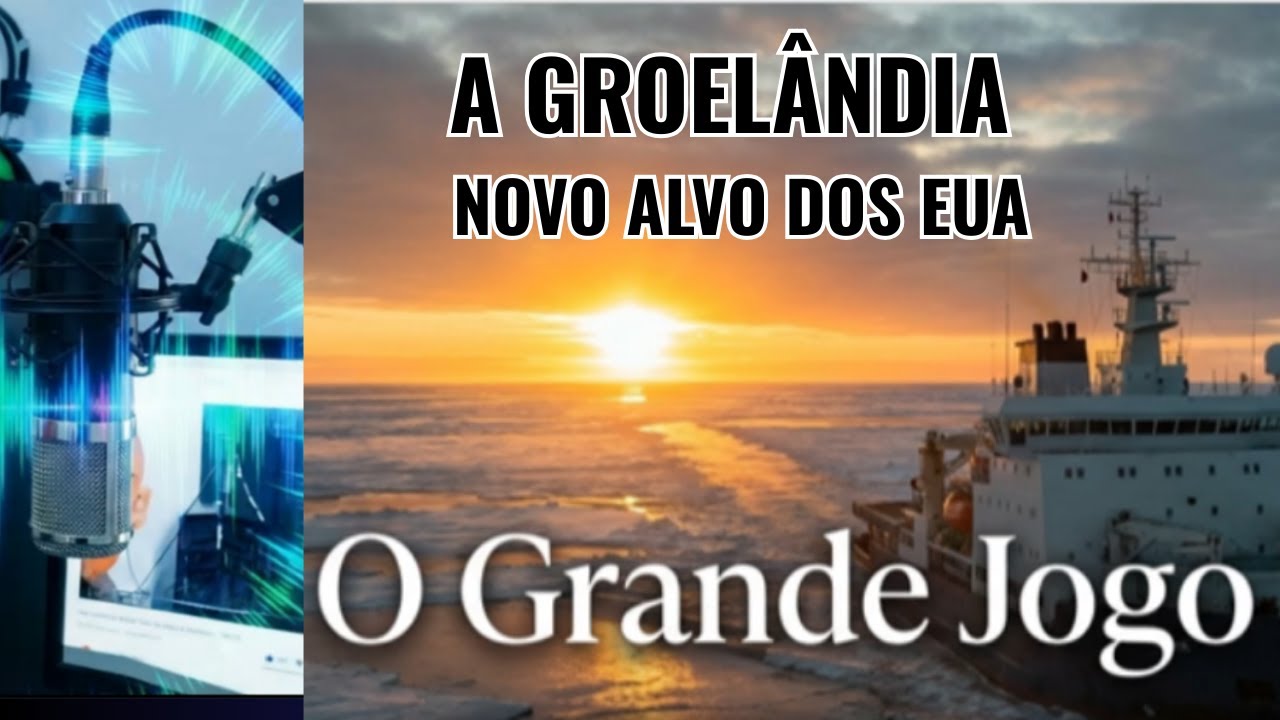 O Novo Alvo de Washington: Groenlândia, a ilha que virou o centro de uma guerra silenciosa.