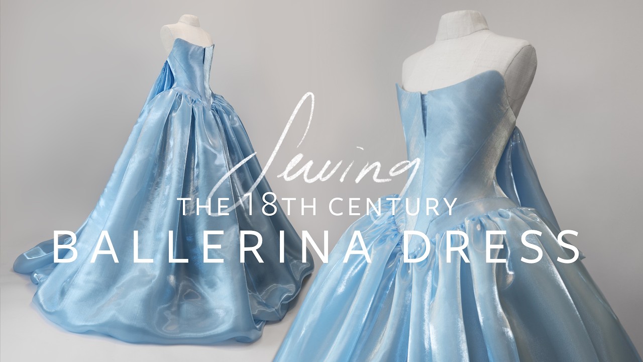 My first time Sewing with Liquid Organza - Mixing 18th century stays with modern fabrics!