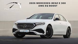 2026 Mercedes-Benz E 300 AMG EQ Boost | Polar White | 255HP | Fast Walkaround 🔥