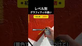 レベル別グラフィティの違い #絵