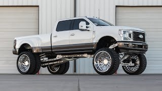 2022 Ford F350 King Ranch On An Any Level Lift & 30 Jtx Forged & 42 Fury Tires - Sold
