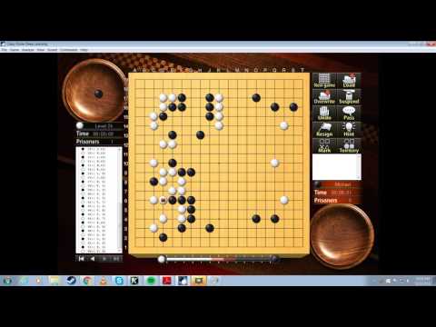 Crazy Stones Deep Learning game 2kyu win