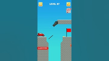 Draw Bridge. All Level Gameplay Android, iOS 87 #shortvideo #shorts #gameplay #viral