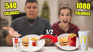 I Ate HALF My Girlfriends DIET For 24 Hours (FOOD CHALLENGE)