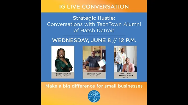 06.08.22 IG Live: Strategic Hustle: Conversations ...