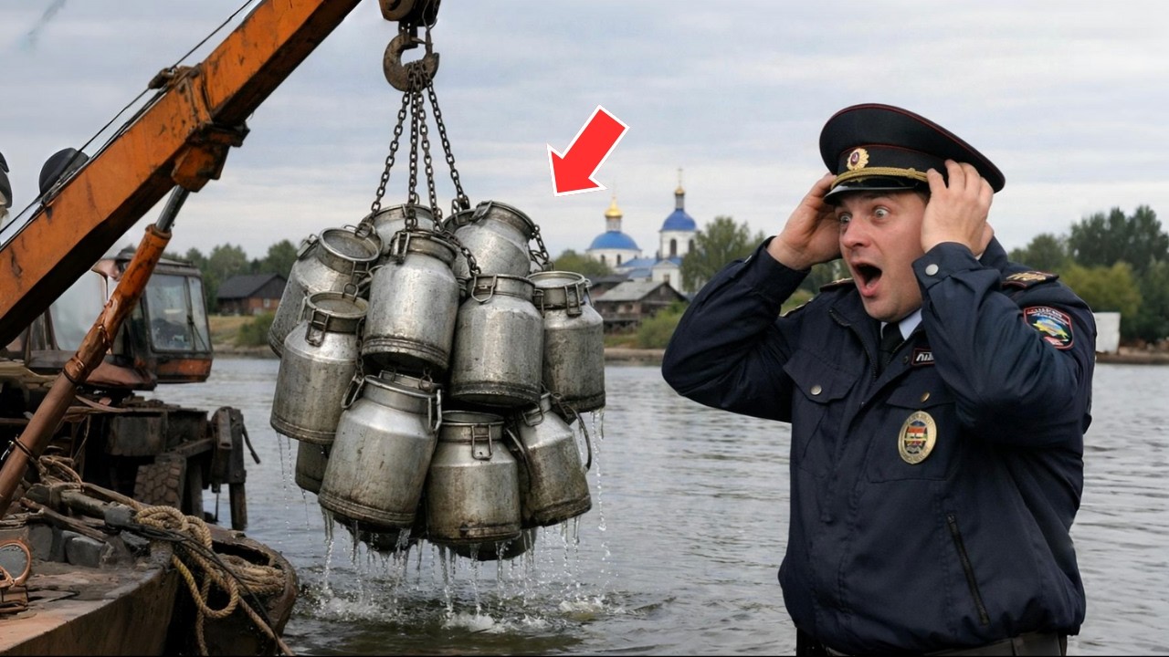 Полицейские обнаружили десятки бочек в реке, а когда вытащили, то вздрогнули увидев там...