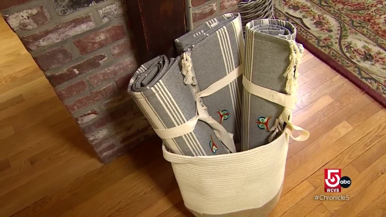 Massachusetts-based company has created a sustainable and machine-washable yoga mat