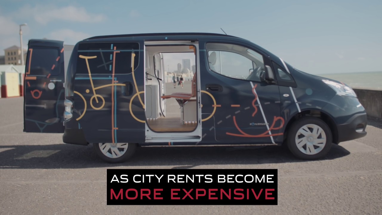 Mobilus biuras ant ratų Nissan e NV200 WORKSPACe