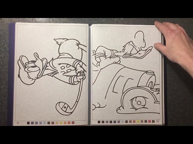 COLORIAGES MYSTERES DISNEY - MICKEY, DONALD & CO