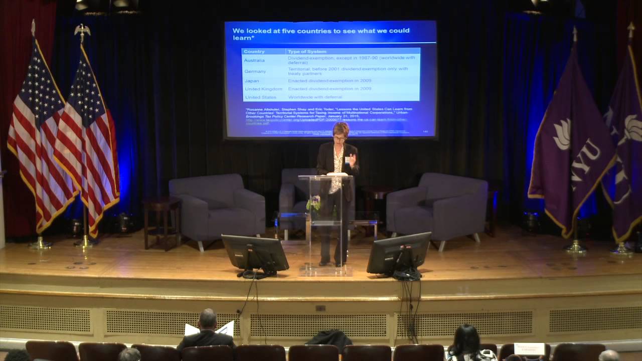 15th Annual NYU/KPMG Tax Lecture Series Part 4 YouTube