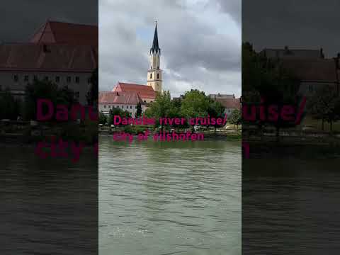 European River cruise/German city of Vilshofen