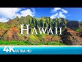 FLYING OVER HAWAII (4K UHD) - Soothing Music Along With Beautiful Nature Video - 4K Video Ultra HD