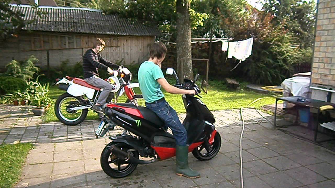 Aprilia Sr 50 Morini with Mallosi 70 last video - YouTube