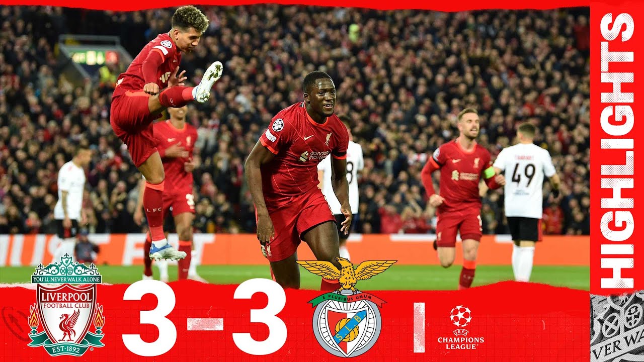 ⁣HIGHLIGHTS: Liverpool 3-3 Benfica | FIRMINO & KONATE BOOK A PLACE IN THE SEMIS