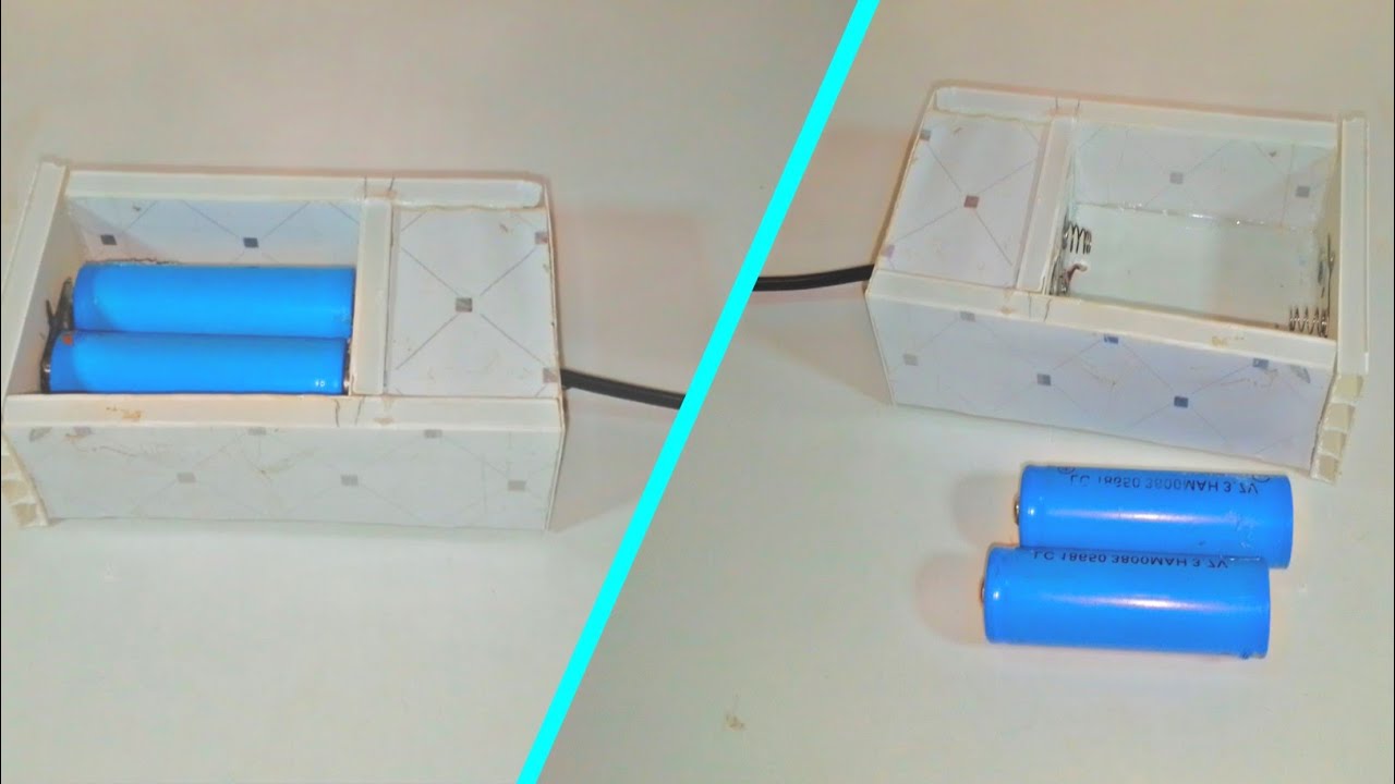 How To Make 3.7V li-ion battery 18650 charger at home - YouTube