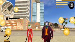 Joker Stickman Rope Hero Game - Stickman Rope Hero Gangstar Crime #2 - Android Gameplay screenshot 5