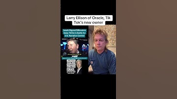 Larry Ellison of Oracle, Tik Tok’s new owner #duet #larryellison #israel #tiktok #idf #zionist #maga