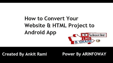 How to Convert Website to Android App Without Coding
