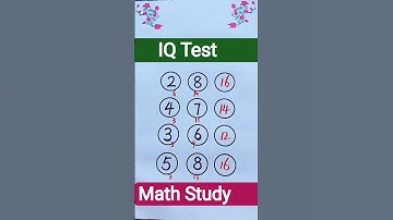 IQ Test.#iqtest  #braintest #braintestsolution #basicproblems #mathpuzzle #mathproblem #mathstricks