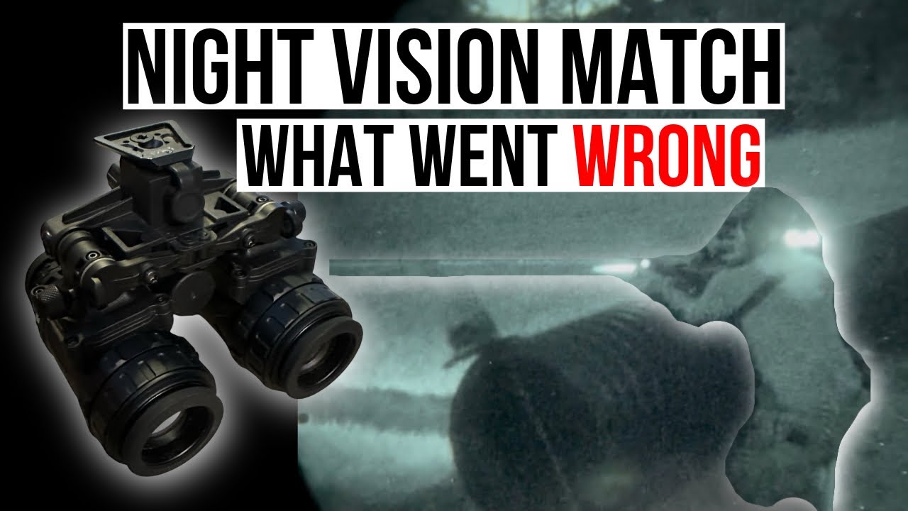 Night Vision 2-Gun Match | FULL POV (What Went Wrong???)