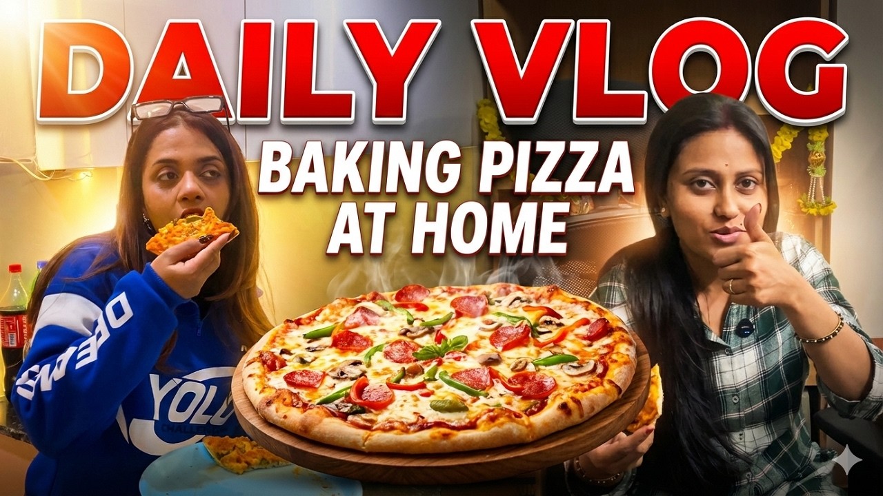 Neha Ke Uthne Se Pehle Hi Bana Diya Khana 😍 | Chhole Chawal & Home Made Pizza Night | Life at 16:9