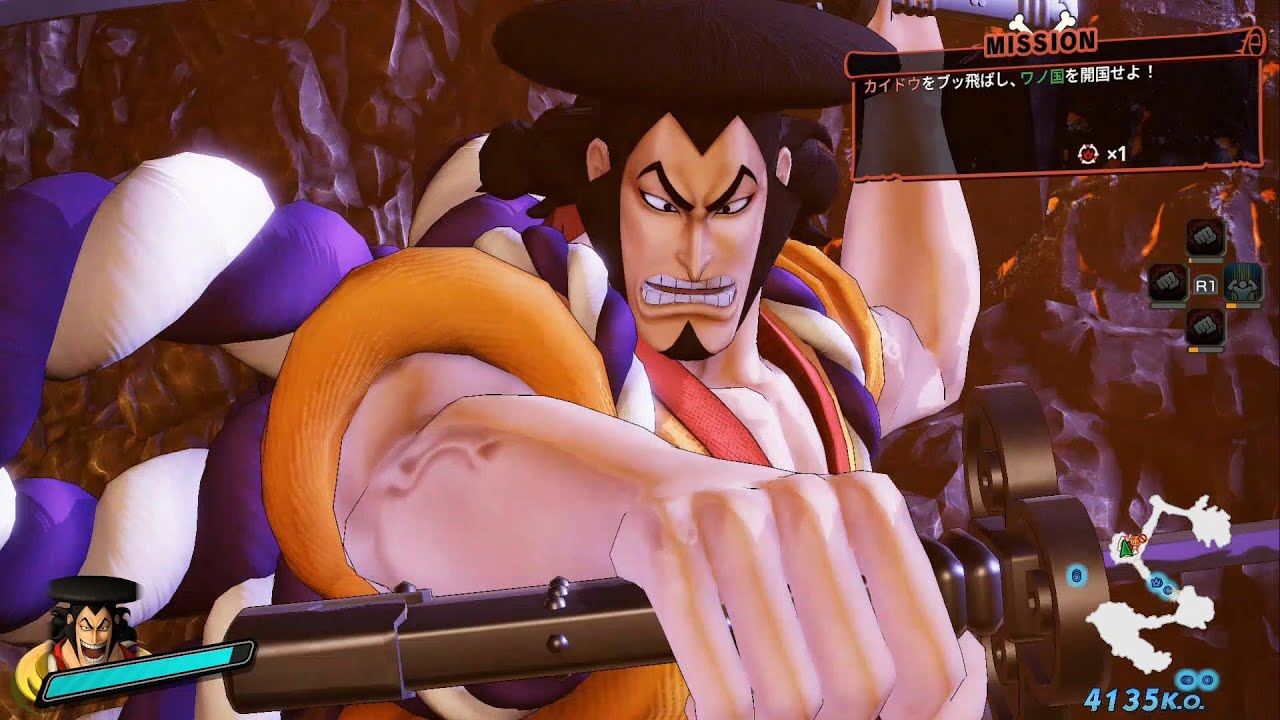One Piece 海賊無双4 Dlc第3段 おでんを使ってワノ国を開国 Youtube
