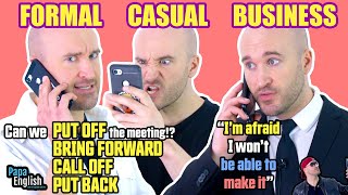 "We Were DUE TO Meet, but I'M AFRAID..." - Reschedule, Change, Cancel a Meeting in English!