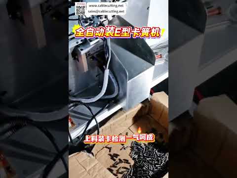 Fully Automatic E Type Circlip Assembly Machine High Efficiency Cost Saving Auto Equipment