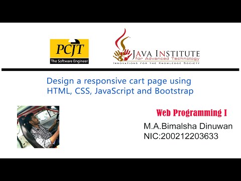 Design a responsive cart page using HTML, CSS, JavaScript and Bootstrap