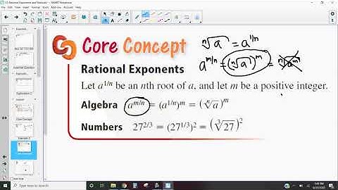 1.5 Radicals and Rational Exponents