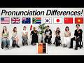 Asian English Is Different! English Word Pronunciation Differences Between 8 Countries!