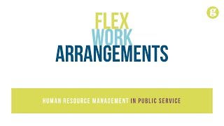 Flex Work Arrangements