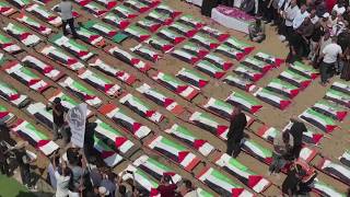 Thumbnail for 112 leden uit één familie begraven in Gaza