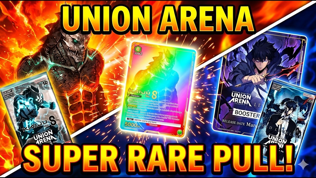 Union Arena Kaiju No. 8 & Solo Leveling Pack Opening | SUPER RARE