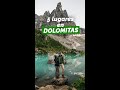 TOP 10 DOLOMITAS, ITALIA | No te pierdas estos LUGARES | #Shorts | Vagajuntos
