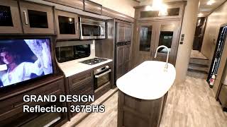 2022 Grand Design Reflection 367BHS Interior Only