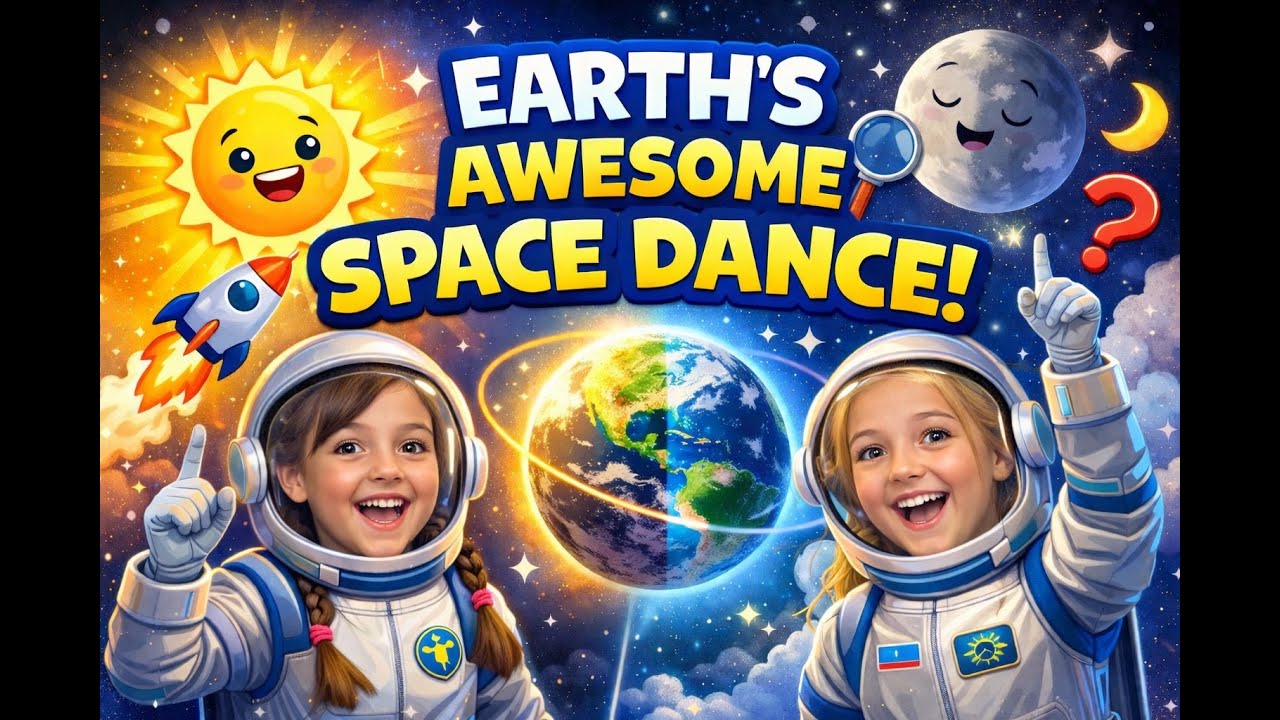 Why Does Earth Go Around the Sun? 🌍☀️ | The Great Space Dance with Ava & Hannah | Science for Kids