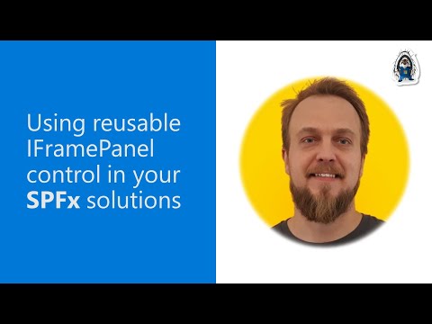 Using reusable IFramePanel control in your SPFx solutions