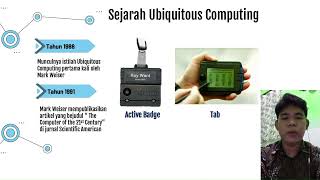 Cloud Computing & Ubiquitous Computing (Kelompok 3) Kelas R1P Tugas Kelompok Mata Kuliah PTI