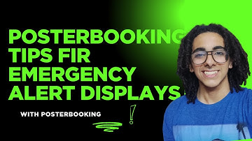 PosterBooking Tips for Creating Emergency Alert Displays
