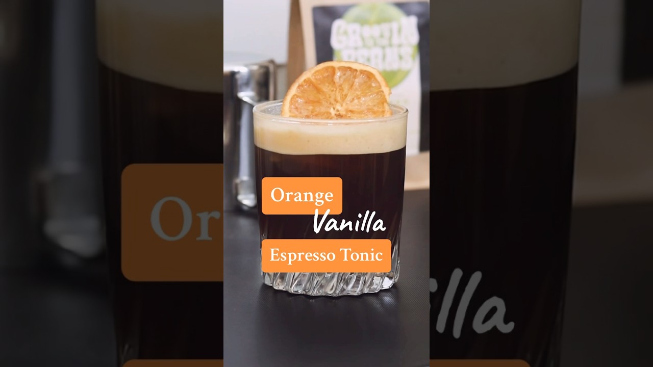 Orange Vanilla Espresso Tonic 🍊 