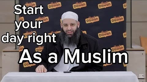 How to start your morning & day right as a Successful Muslim ▪︎ Abu Bakr Zoud ▪︎ Islamic Lecture ▪︎