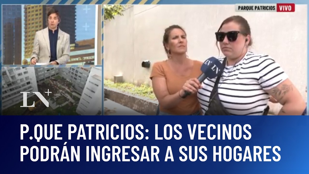 Parque Patricios: los vecinos podrán ingresar a sus departamentos