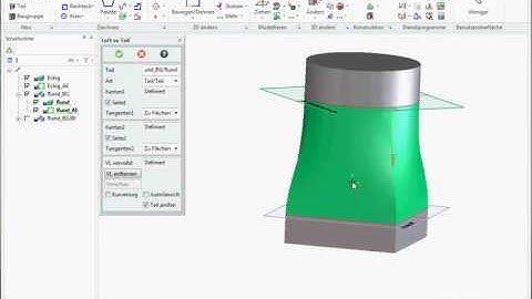 PTC Creo Elements Direct Modeling Express | rund auf eckig #2